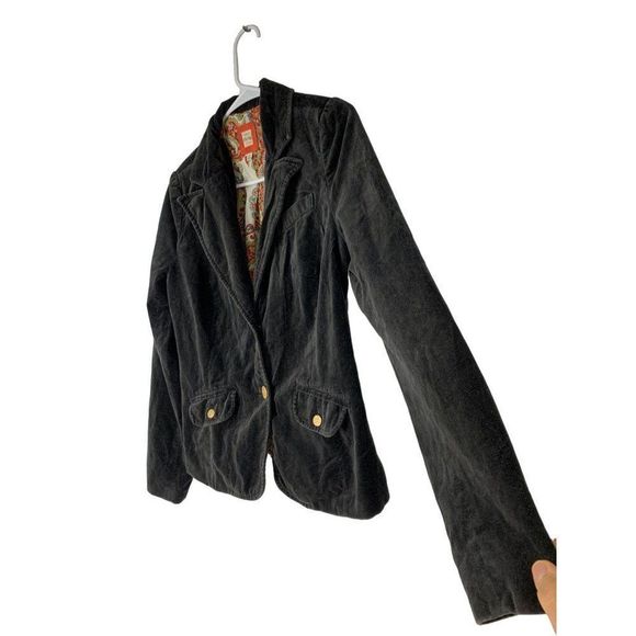 Womens Old Navy Holiday 2005 Velvet Riding Jacket Vintage Small 5238 Blazer - Picture 4 of 9